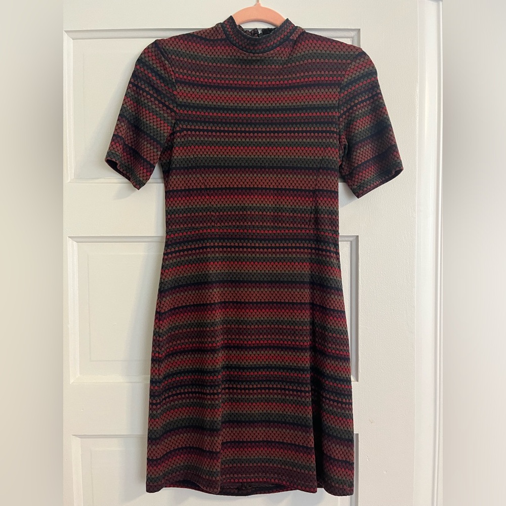 Topshop stripe dot dress
